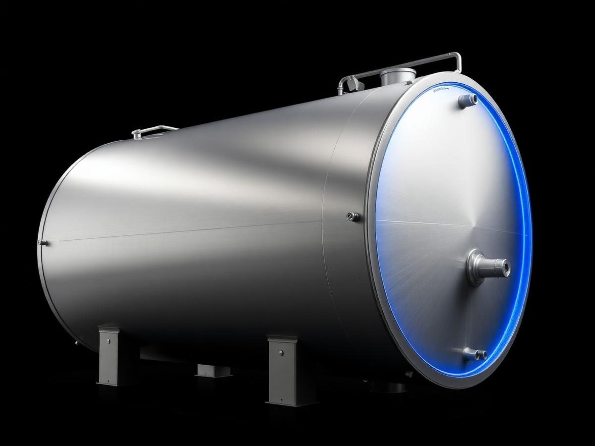 Industrial pressure vessel and storage tank